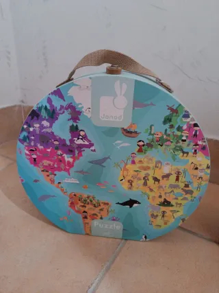 Puzzles infantiles maletín y tubo