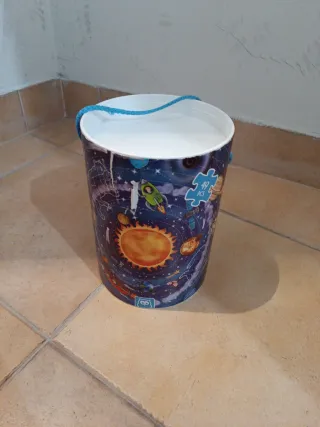 Puzzles infantiles maletín y tubo