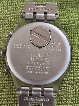 Pieza de reloj Swatch Cronógrafo Irony diaphane