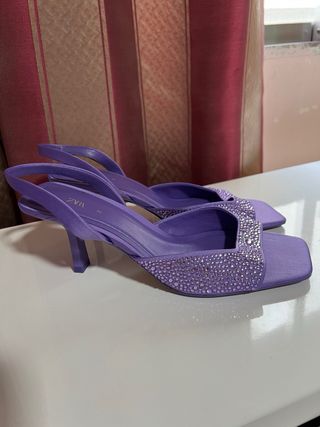 Set sandalias tacones zara