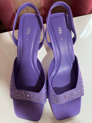 Set sandalias tacones zara