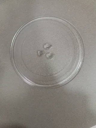 Plato de microondas y su soporte de 24'5 cm
