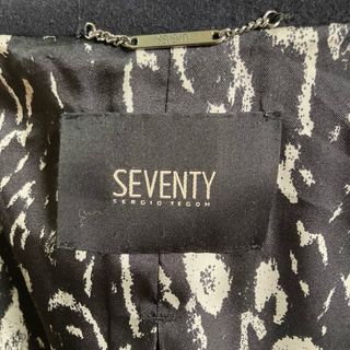 Cappotto nero lana-cashmere - Seventy Sergio Tegon