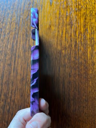 Funda iPhone 12 IDEAL OF SWEDEN Floral Morado