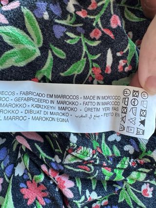 Blusa Zara floral Talla S