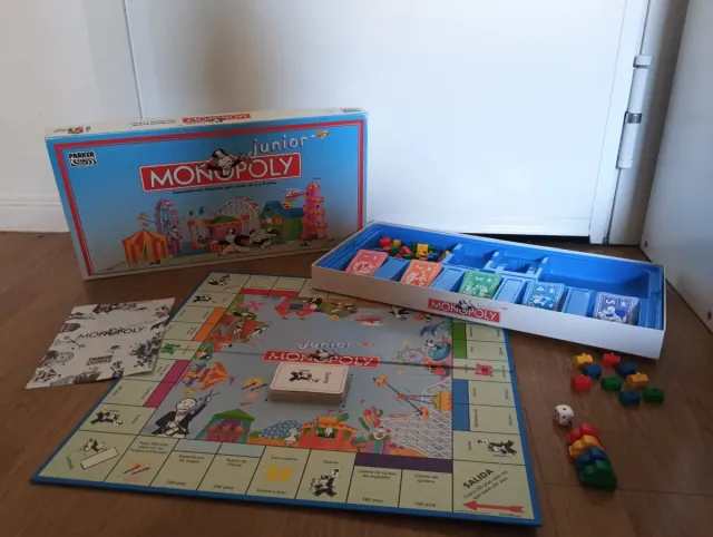 Monopoly Junior Parker retro. En pesetas