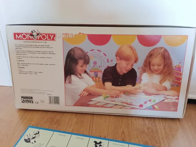 Monopoly Junior Parker retro. En pesetas