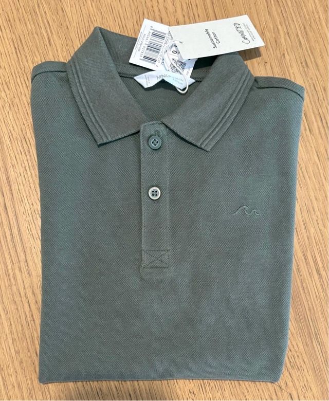 Polo bambino Mango verde (140 cm)