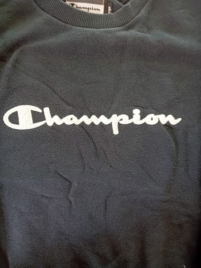 Chaqueta Champion Negra y Gris