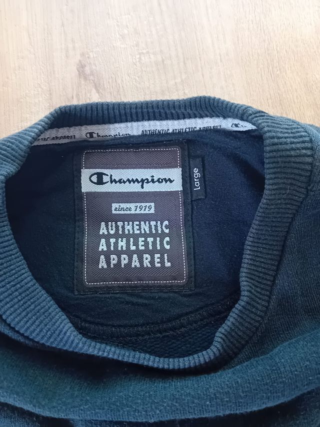 Chaqueta Champion Negra y Gris