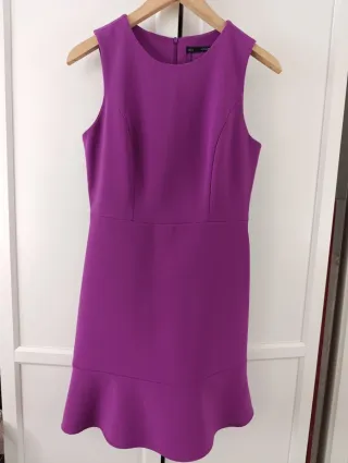 Vestido morado Zara