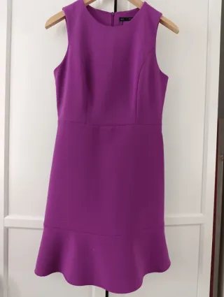 Vestido morado Zara