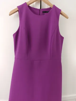 Vestido morado Zara