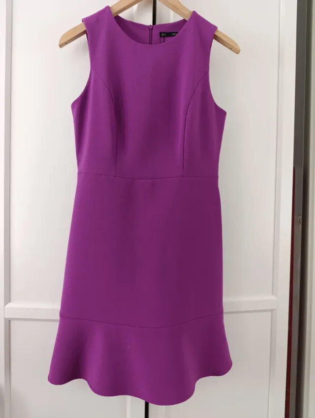 Vestido morado Zara