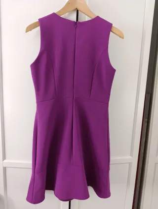 Vestido morado Zara