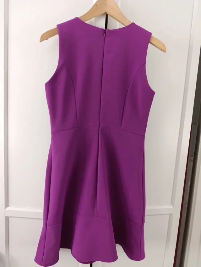 Vestido morado Zara