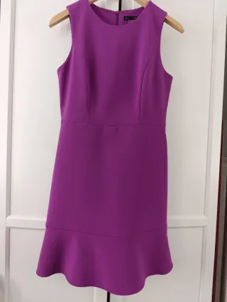 Vestido morado Zara