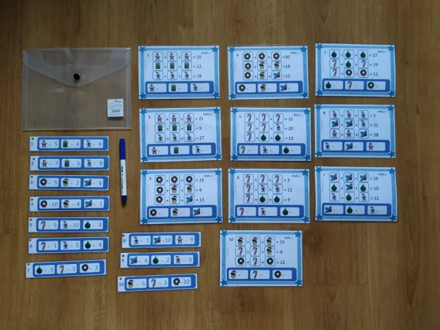 Juego Matemático Sumas y Lógica Infantil