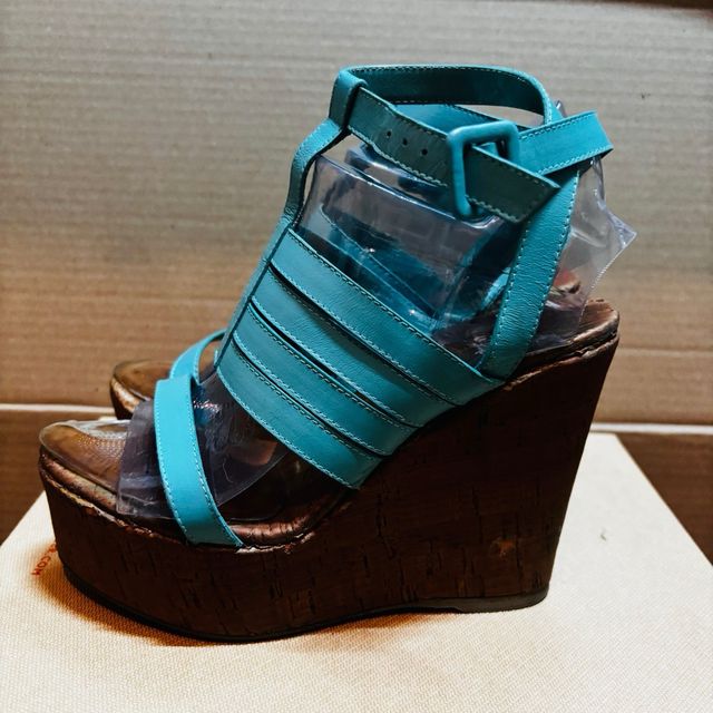 Sandalias Castañer Azul Talla 36