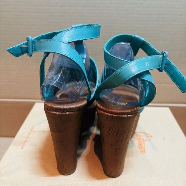 Sandalias Castañer Azul Talla 36