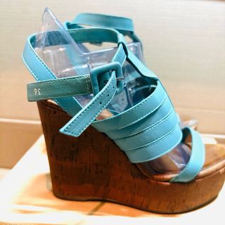 Sandalias Castañer Azul Talla 36
