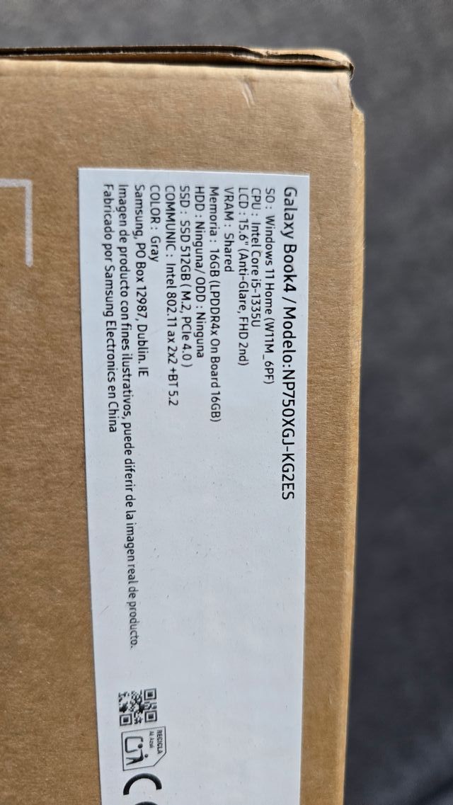 Samsung Galaxy Book4 Intel Core i5