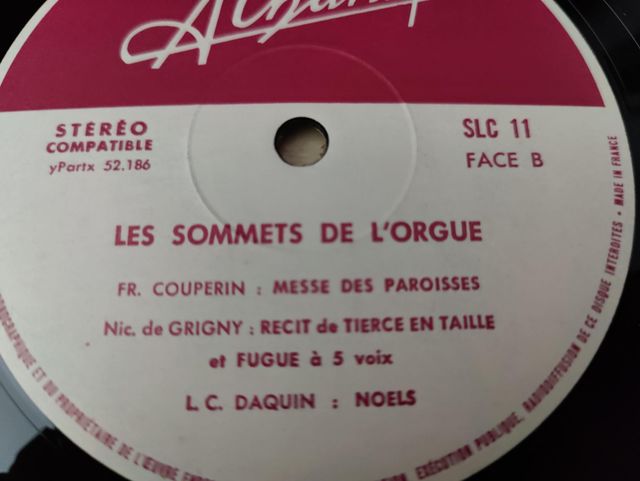 Vinilo Clásico Les Sommets de l'Orgue
