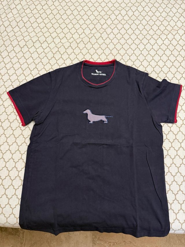 Camisetas Gilbert Teckel Roja y Azul  Talla M