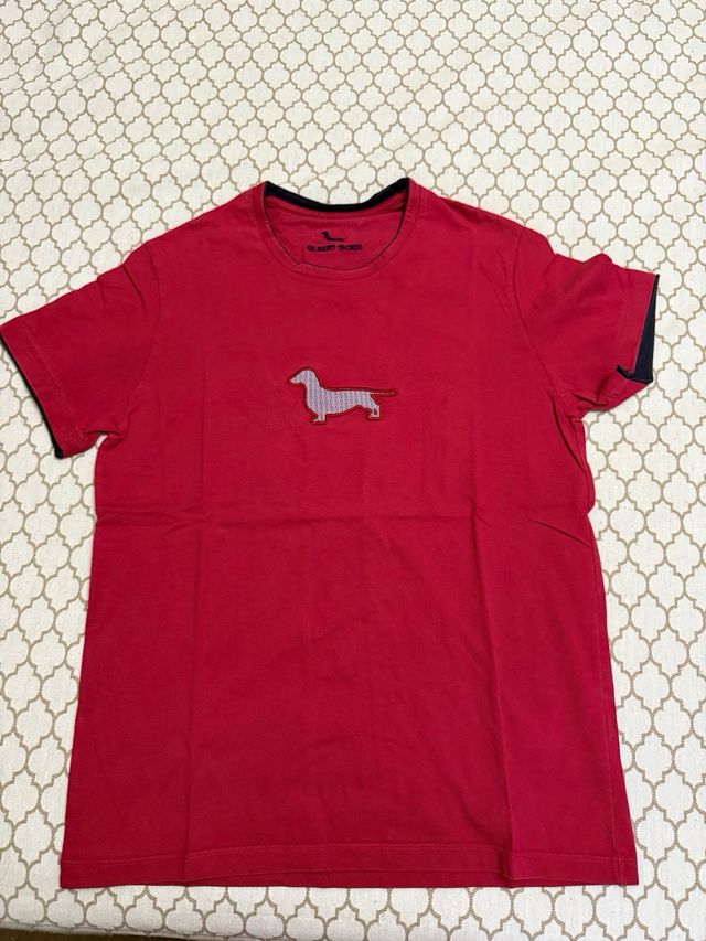 Camisetas Gilbert Teckel Roja y Azul  Talla M