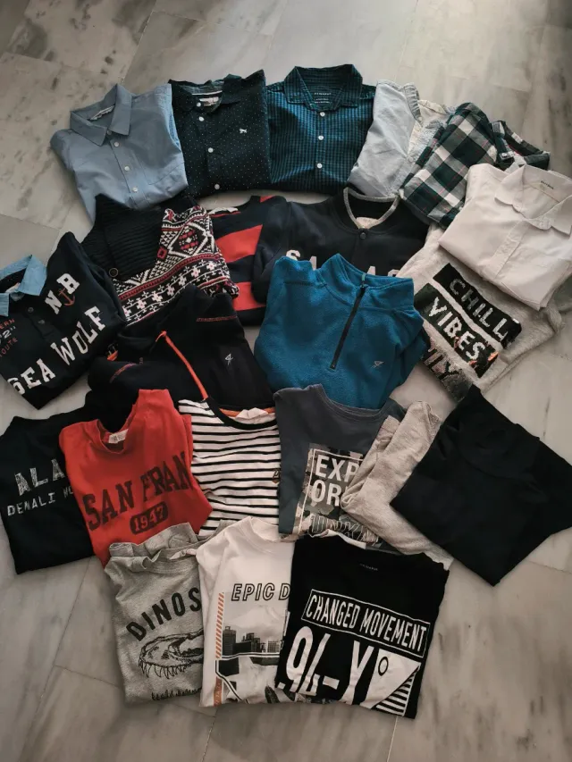 Lote Ropa Niño T8-10 Manga Larga