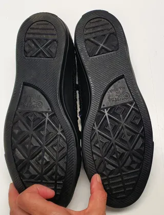 Zapatillas Converse Lentejuelas Negras Talla 40.
