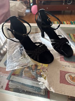 Zapatos de baile negros talla 37