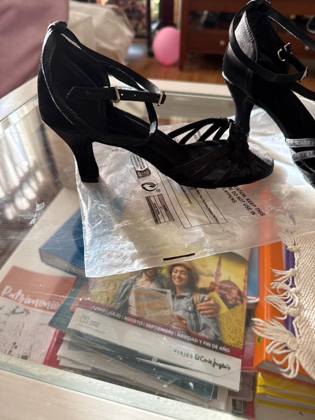 Zapatos de baile negros talla 37
