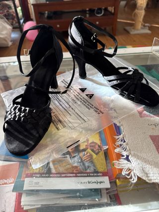 Zapatos de baile negros talla 37