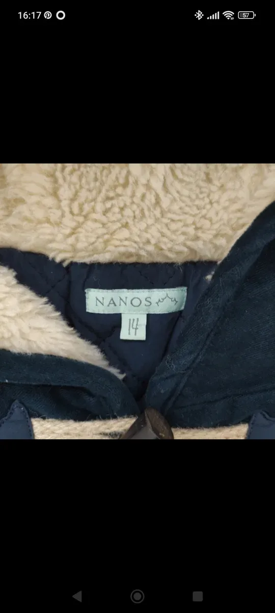 Abrigo Nanos Talla 14