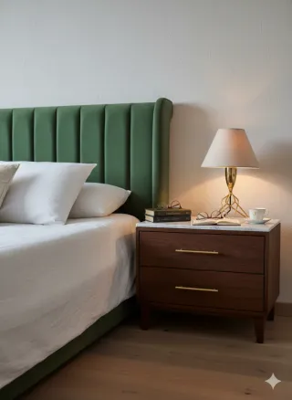 Pareja Lámparas Mid Century Vintage Doradas