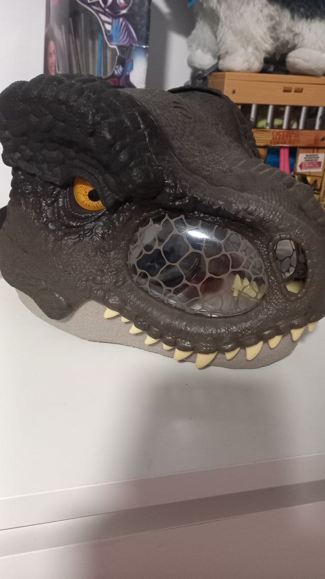 Dino-mascara Tiranosaurio Rex c/sonido