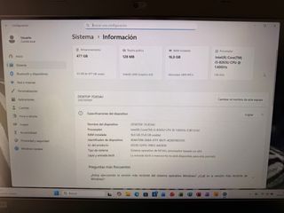 Lenovo L590 i5 16GB 512GB + 1TB Pantalla 15,6’’ !!