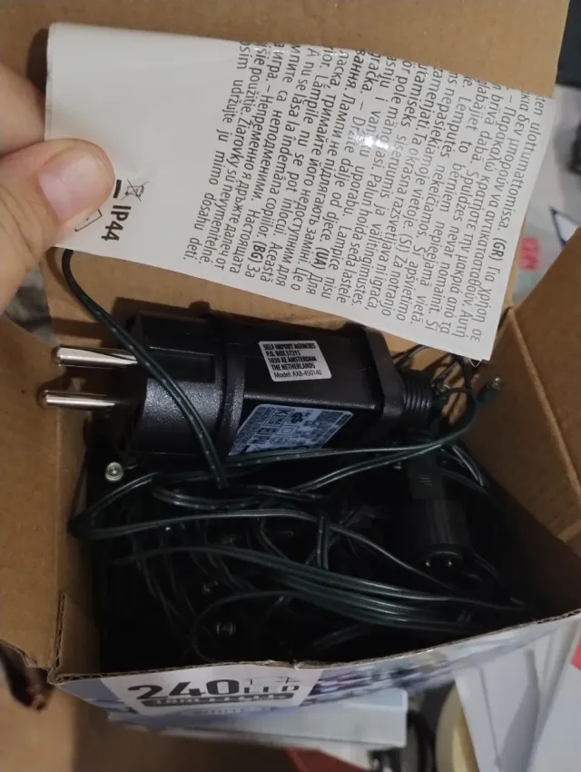 240 Luci LED Bianche 18m + 3m