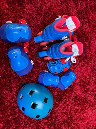 Patines Oxelo Talla Ajustable + Protecciones