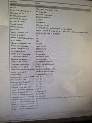 Ordenador PC 
 C50-30 All-in-One – Intel i5 