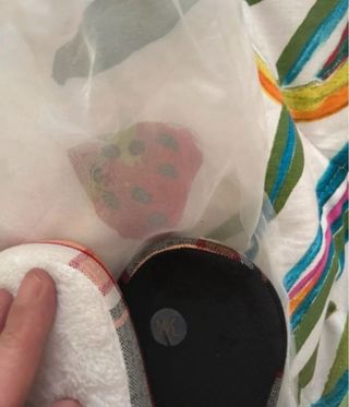 Pantofole donna scozzesi con fiocco