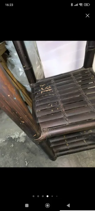 Estantería de bambú