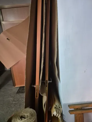 Puertas madera maciza