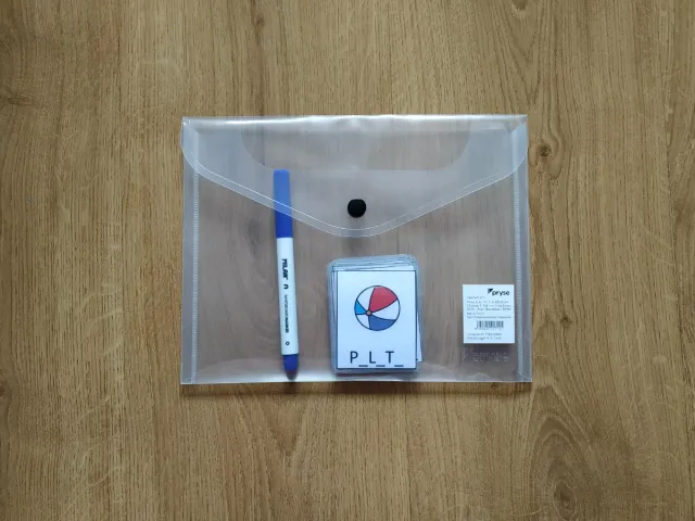 Juego 24 tarjetas conciencia fonológicas vocales