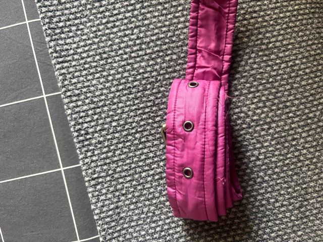 Chaqueta rosa acolchada