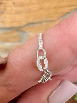 Colgante Plata 925 Piedra Luna Cadena