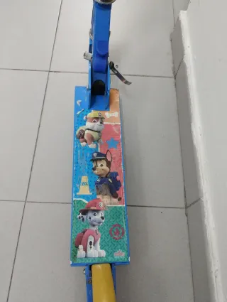 Patinete Patrulla Canina Azul y Rojo