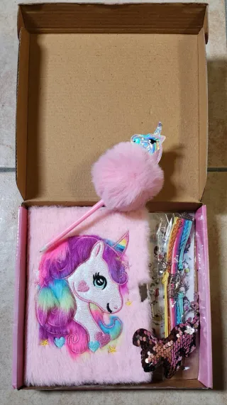 Set Diario Unicorno con Lucchetto