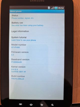 Samsung Galaxy Tab 7 Negro